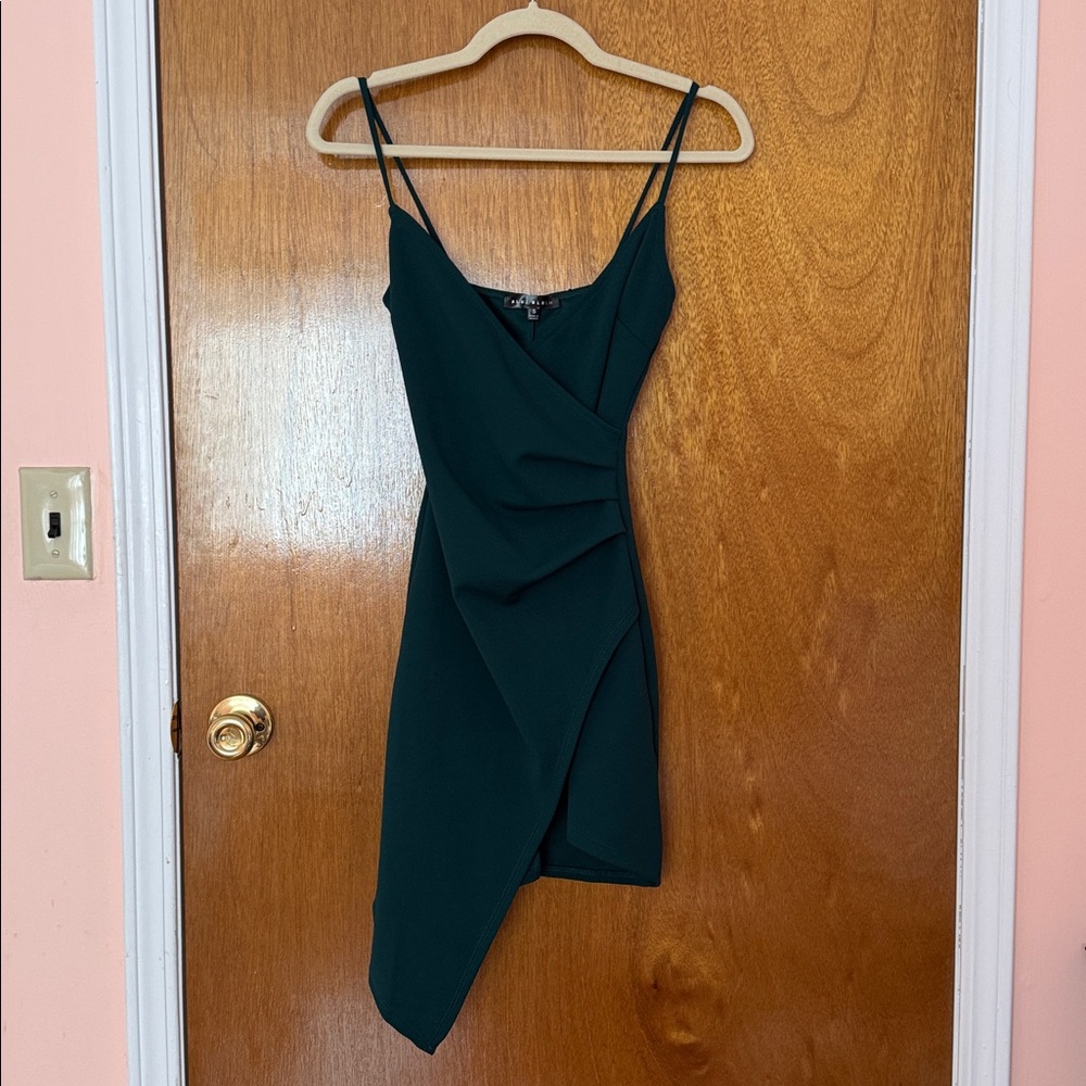 Green Asymmetrical Dress (S)